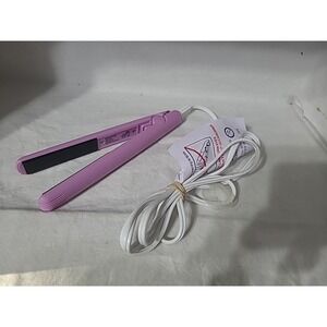 Vivitar Pink Mini Flat Iron Hair Straightener Travel Size